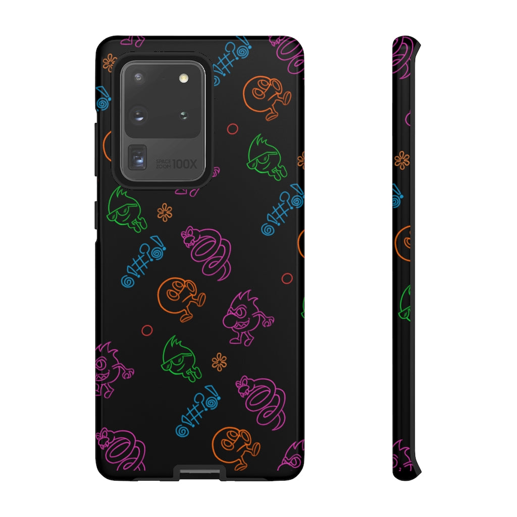 Tough Case - Neon Q-Bert Pattern