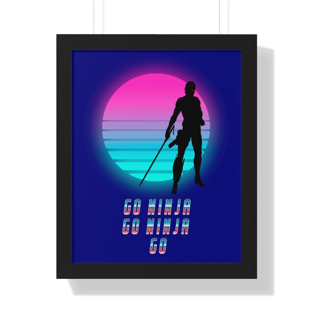 Framed Poster - Go Ninja