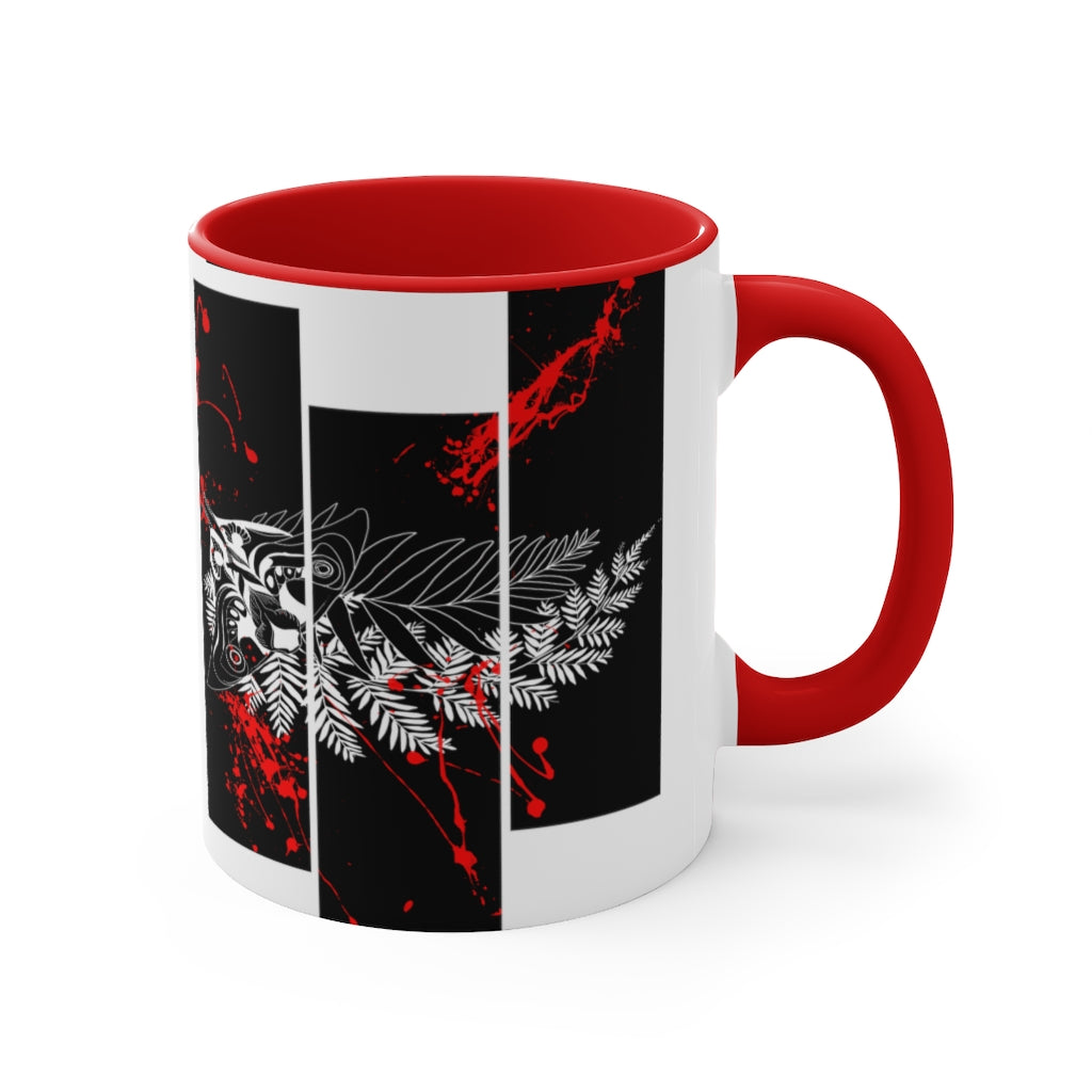 Mug 11oz - Moth Tattoo Black