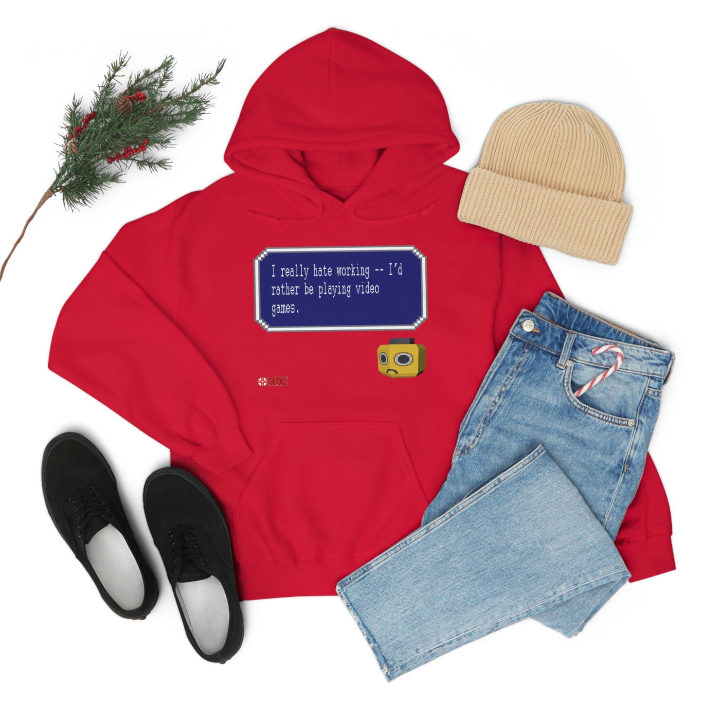 Unisex Hoodie - I Really Hate Working