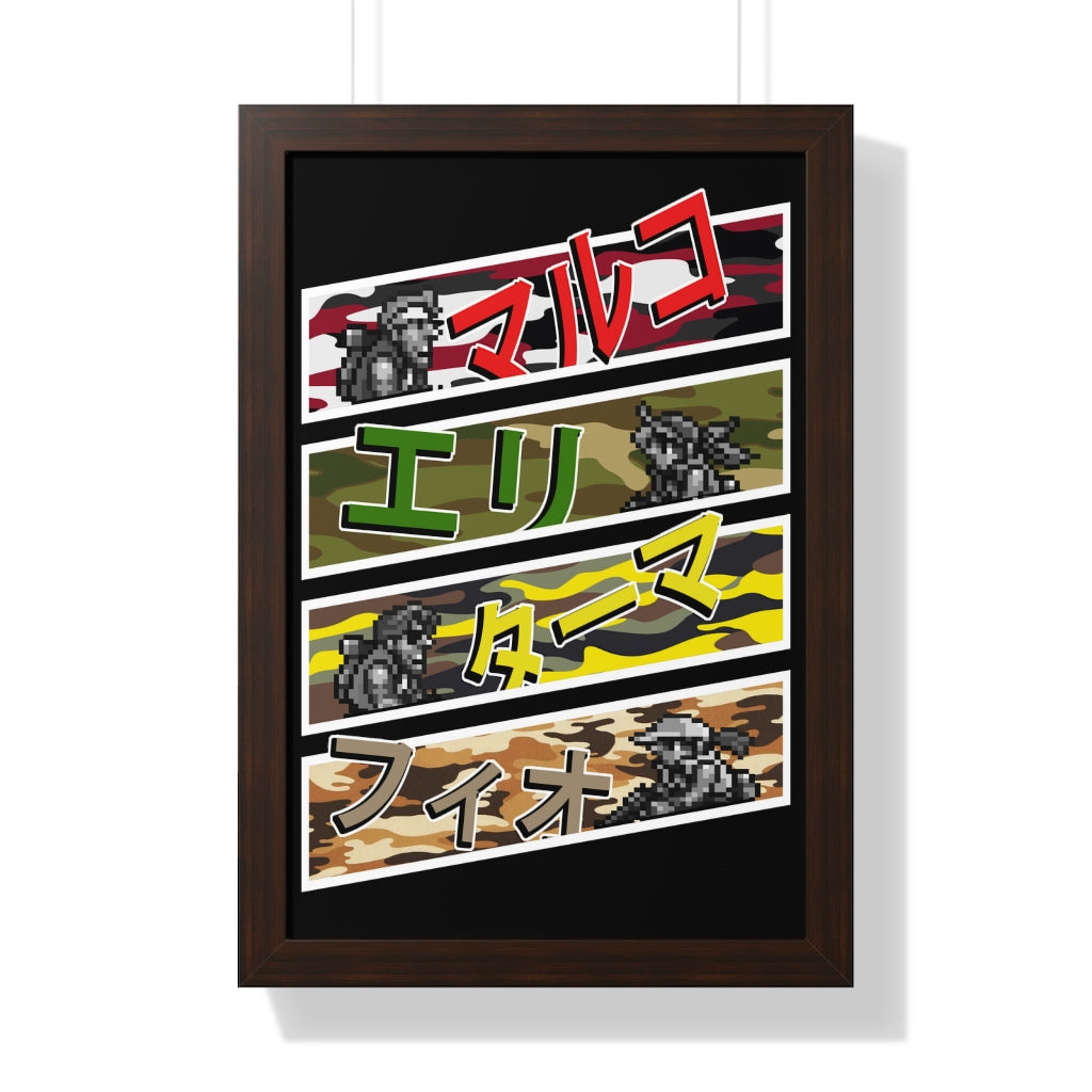 Framed Poster - Peregrin Camo