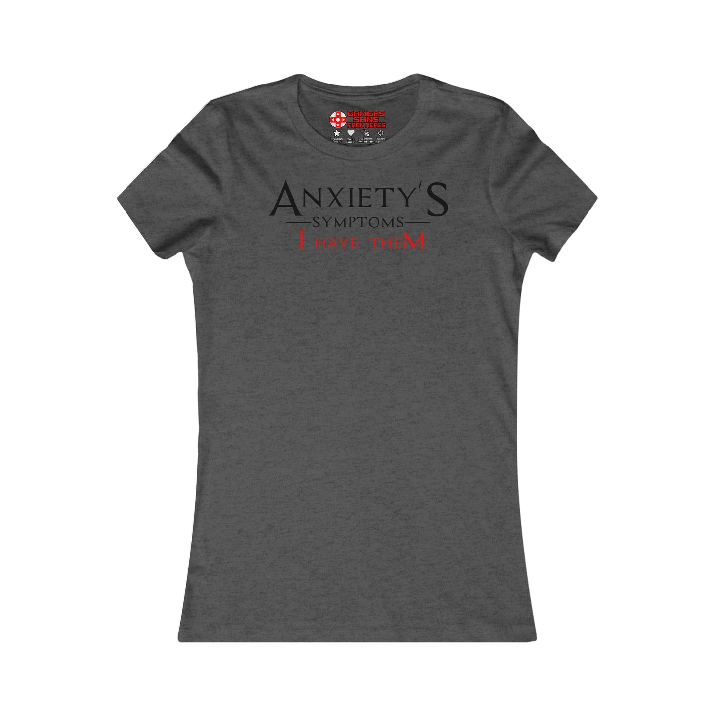 Women's Tee - Anxiety's Symptons