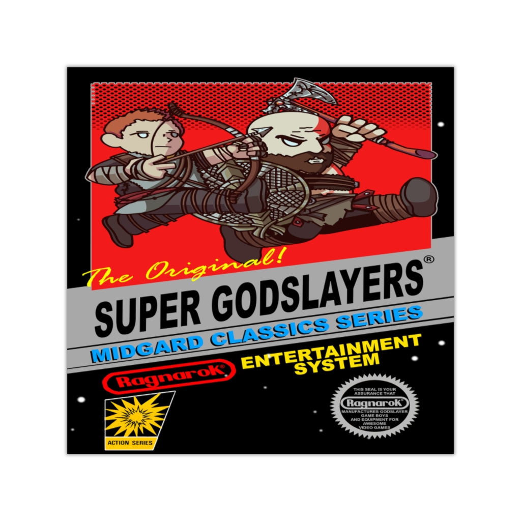 God of War Vinyl Sticker Gaming Merch