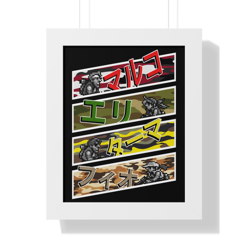 Framed Poster - Peregrin Camo