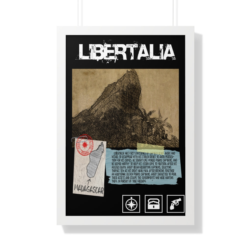 Framed Poster - Libertalia