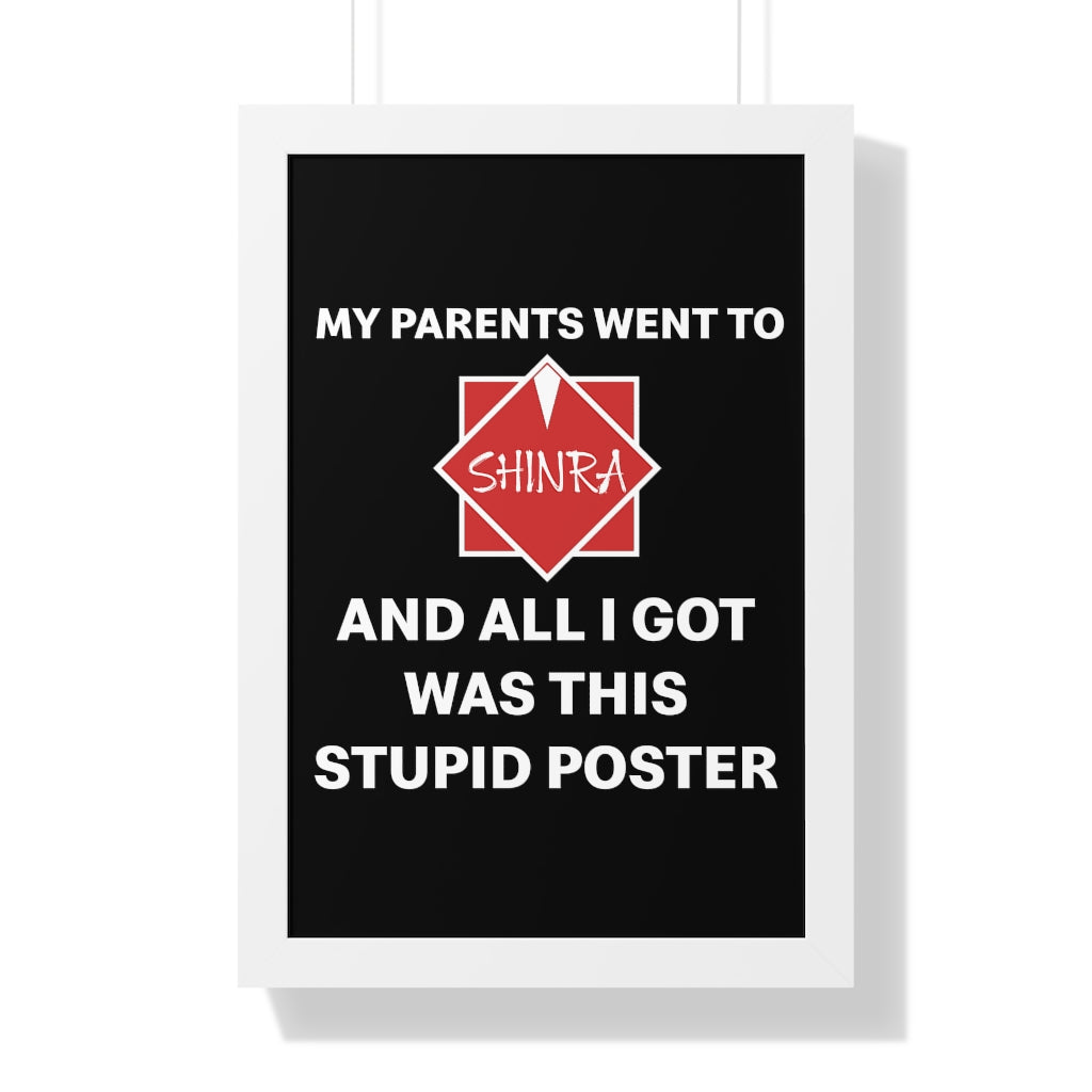 Framed Poster - S#!tty Shinra Souvenir