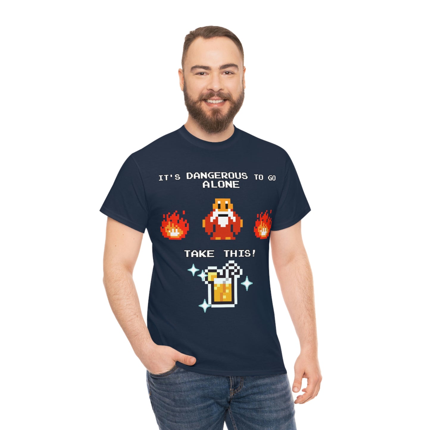 ALS x GSF Men's Tee - It's Dangerous to go Alone