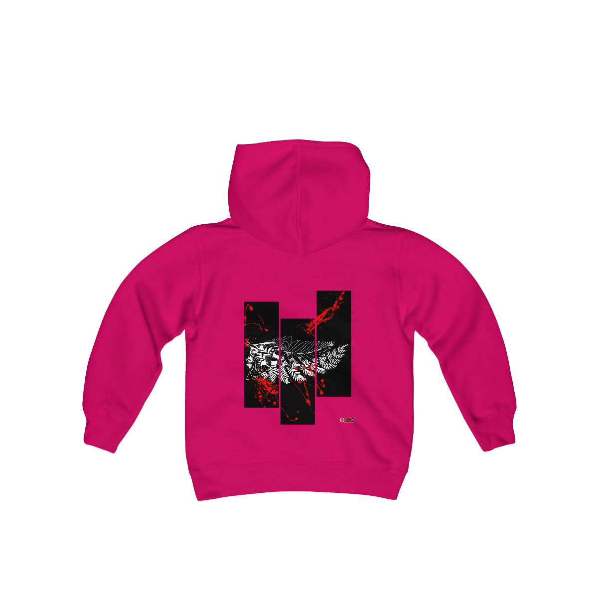 Moth Tattoo White Kids Hoodie