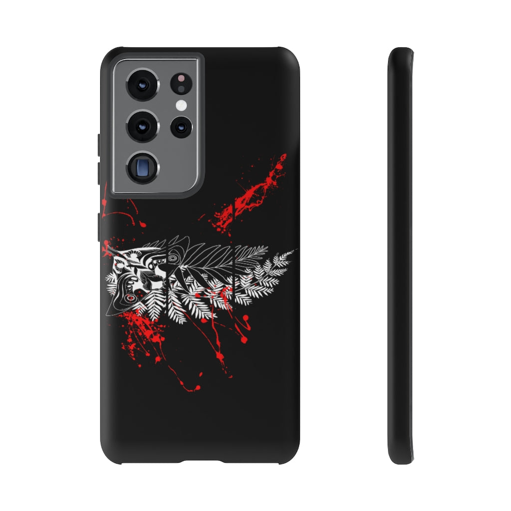 Tough Case - Moth Tattoo Black
