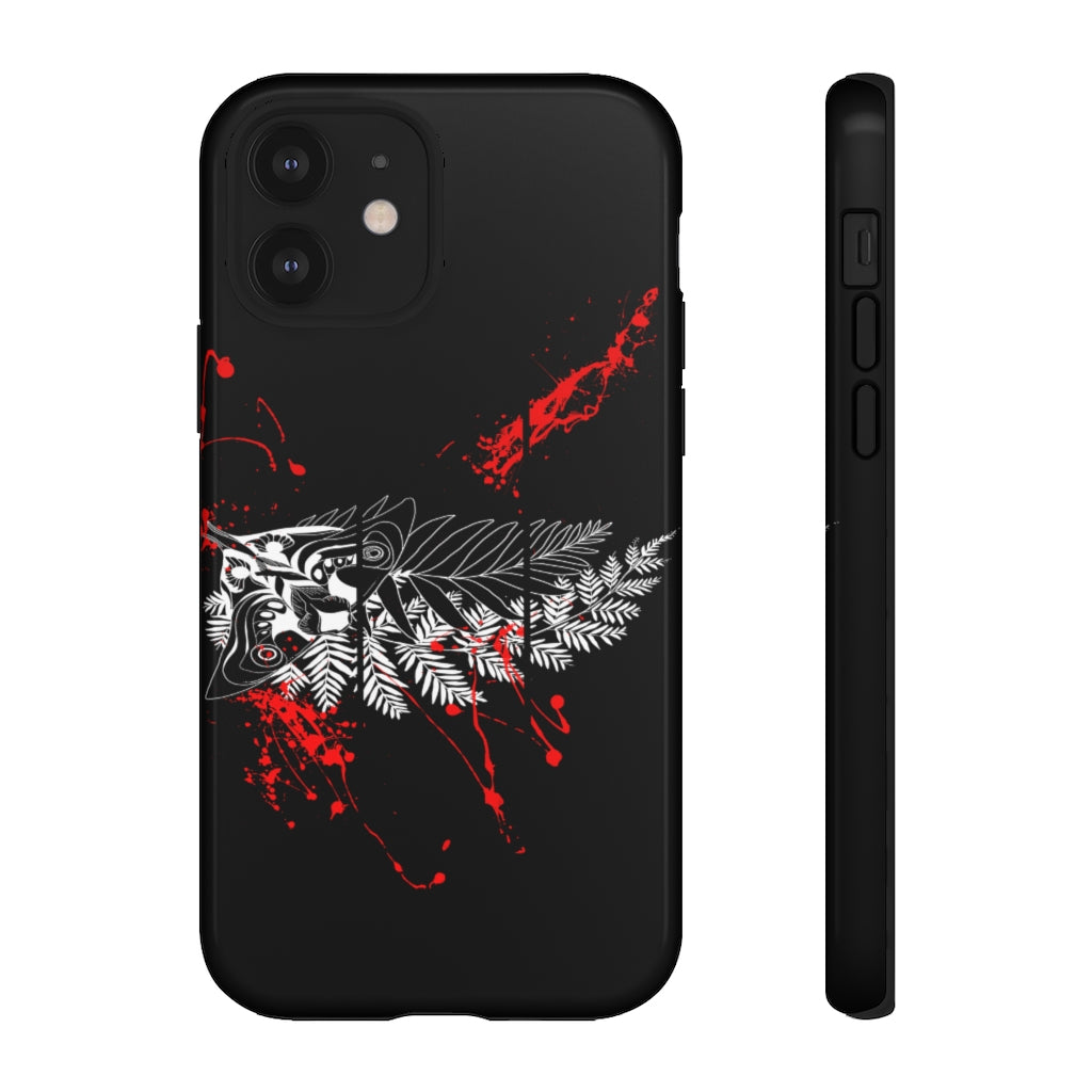 Tough Case - Moth Tattoo Black