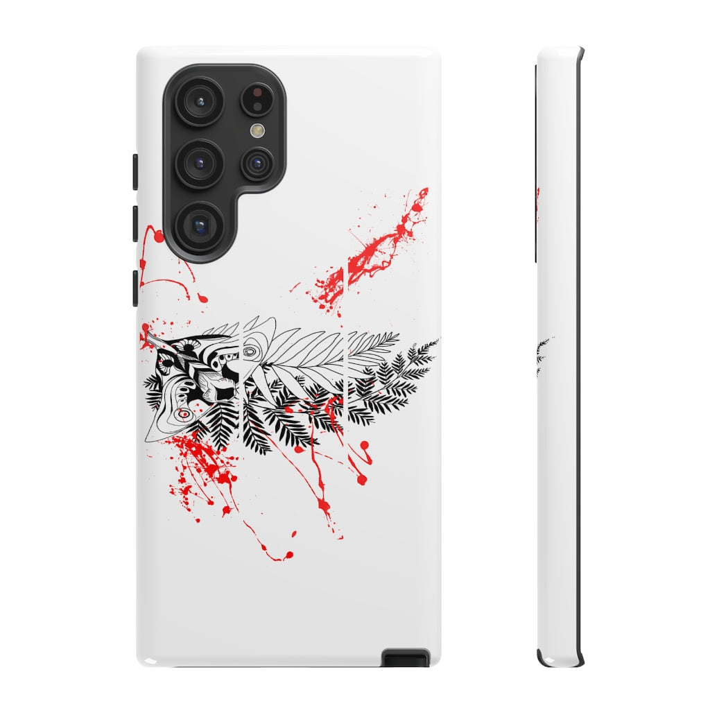 Tough Case - Moth Tattoo White