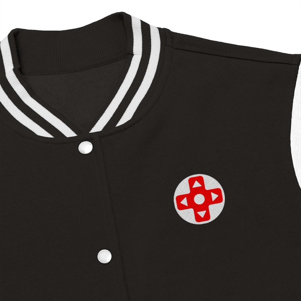 Black Gamers Sans Frontieres Varsity Jacket Gaming Fashion