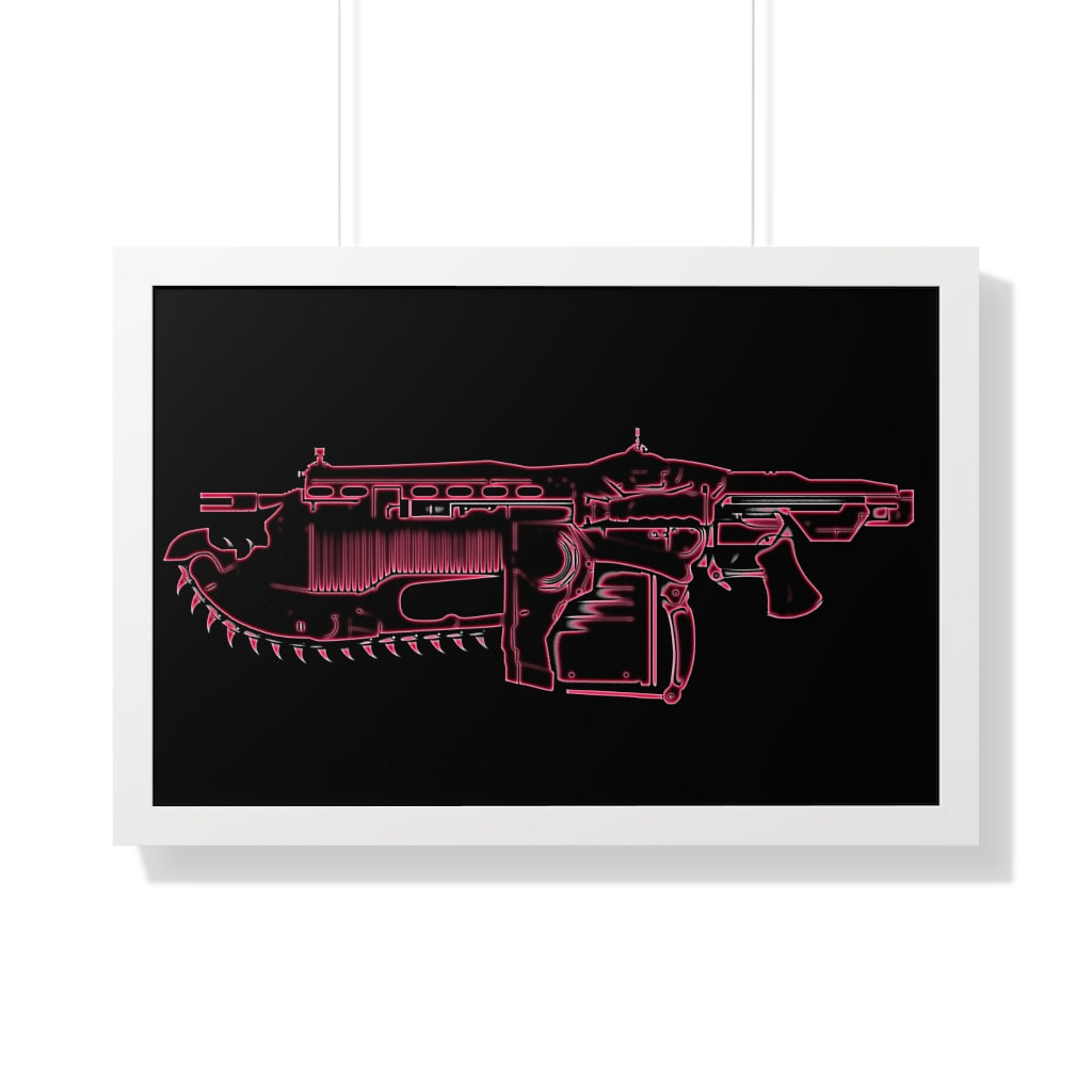 Framed Poster - Neon Lancer
