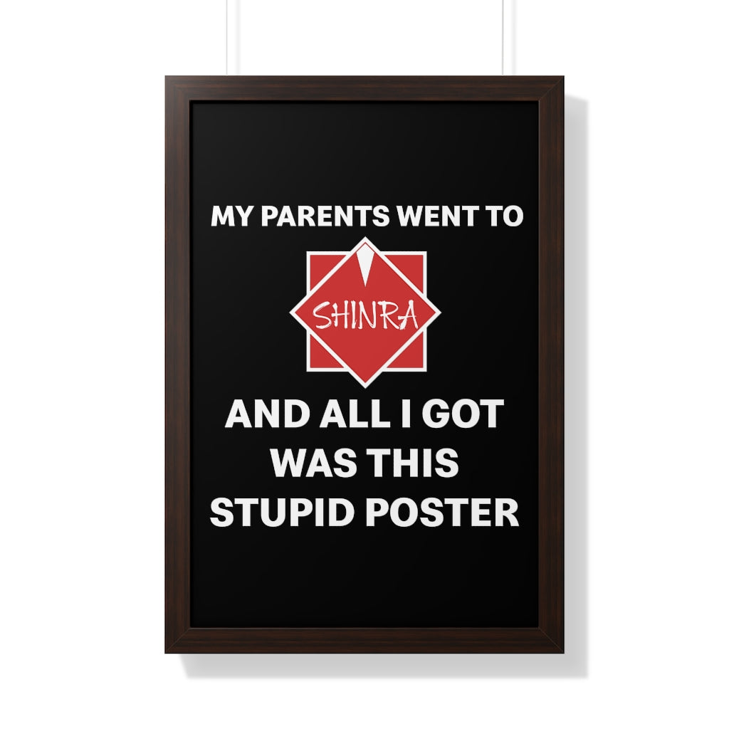 Framed Poster - S#!tty Shinra Souvenir