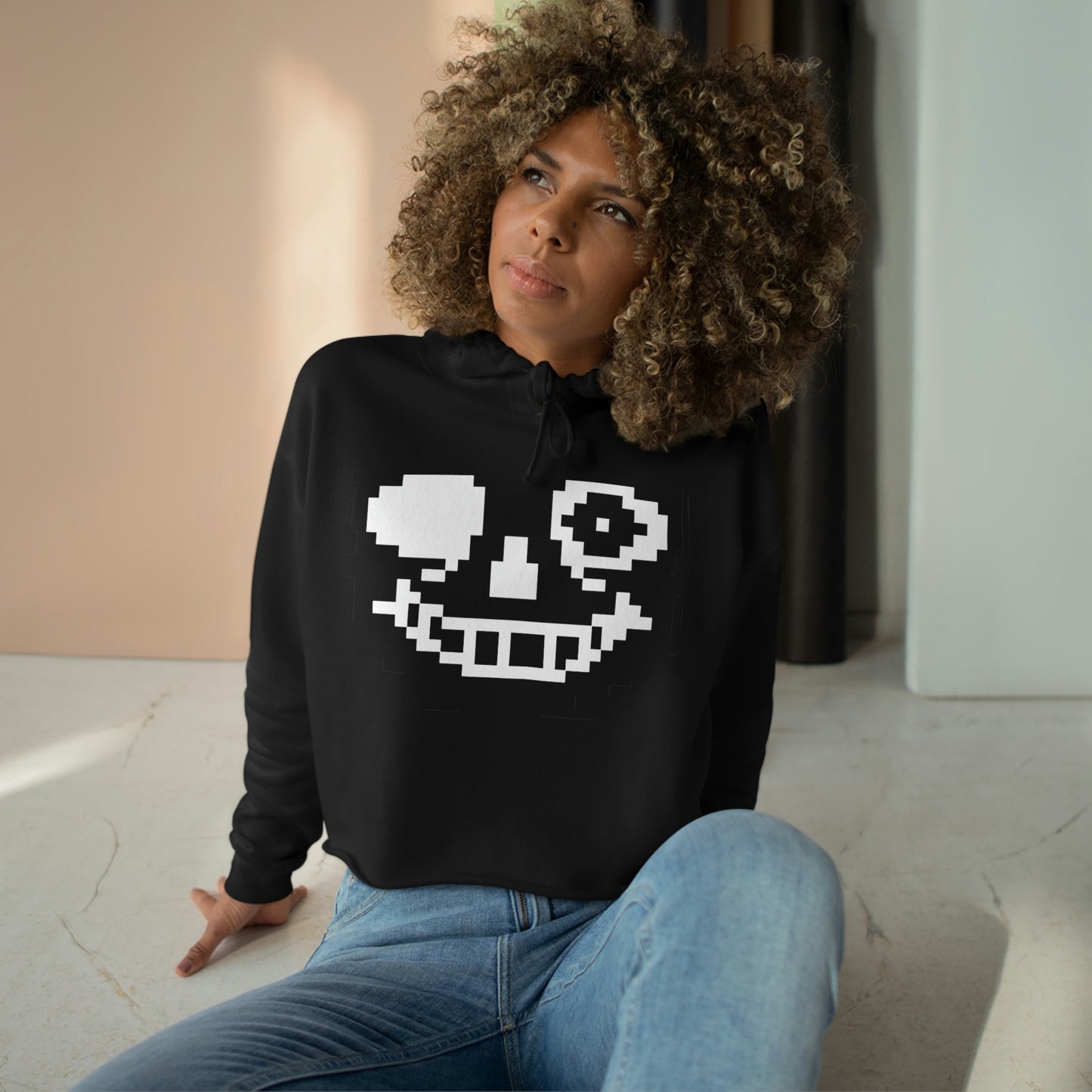 Women's Crop Hoodie - Sans Mercy
