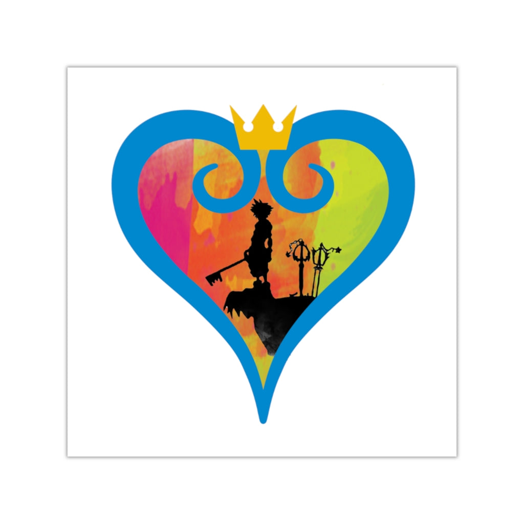 Kingdom Hearts Vinyl Sticker Gaming Merch