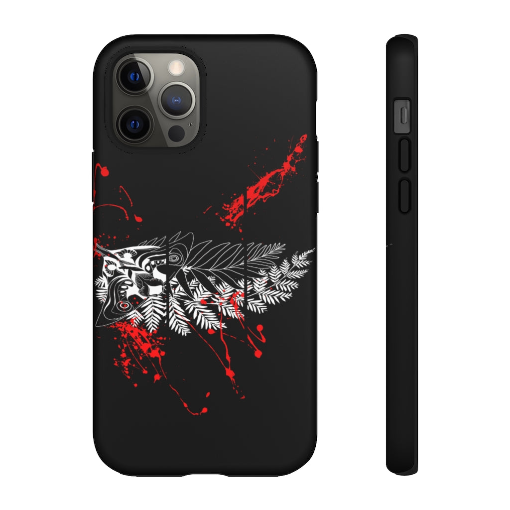 Tough Case - Moth Tattoo Black