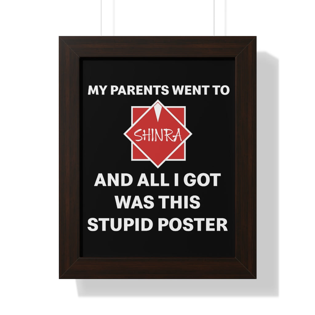 Framed Poster - S#!tty Shinra Souvenir