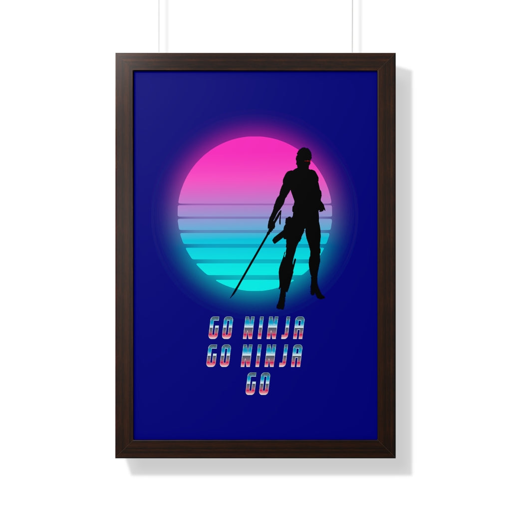 Framed Poster - Go Ninja
