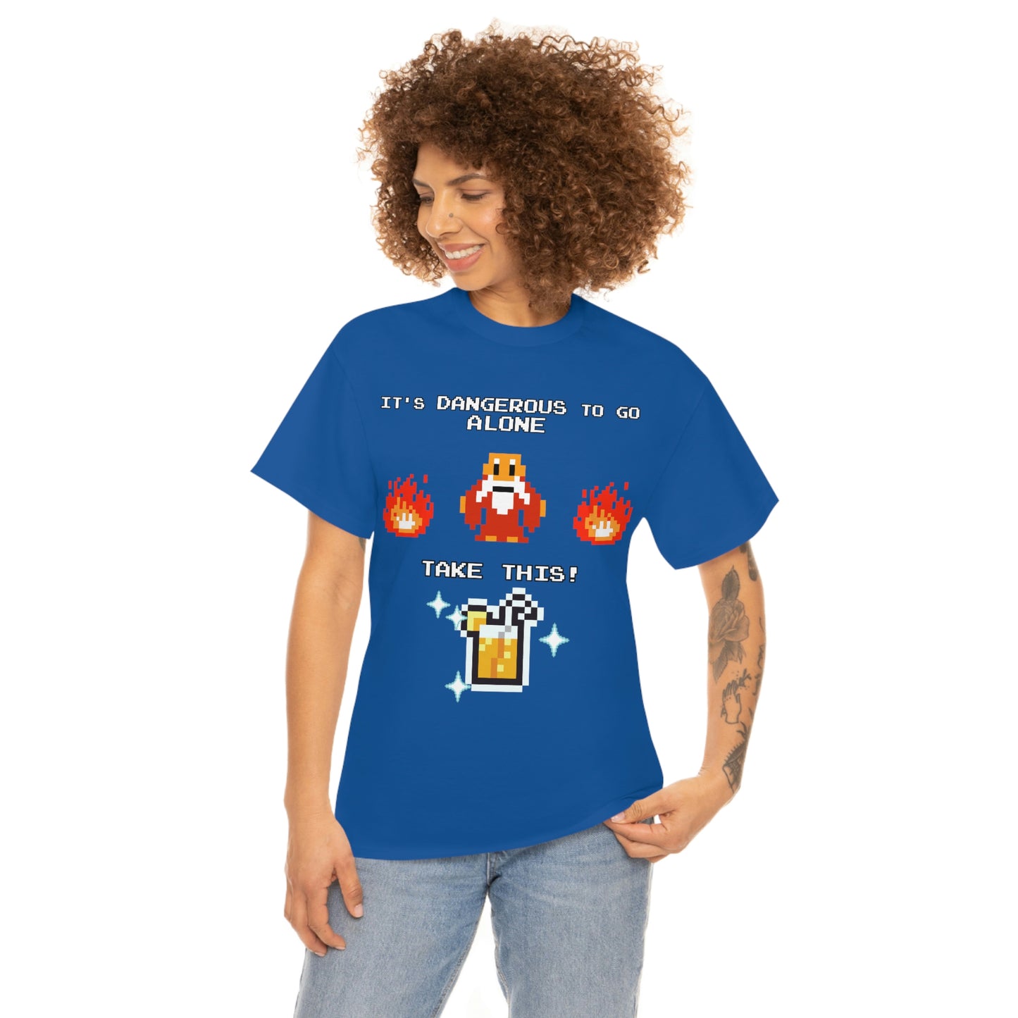 ALS x GSF Men's Tee - It's Dangerous to go Alone
