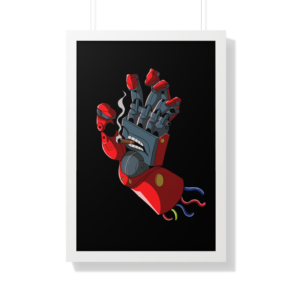 Framed Poster - Boss’ Smoking Hand