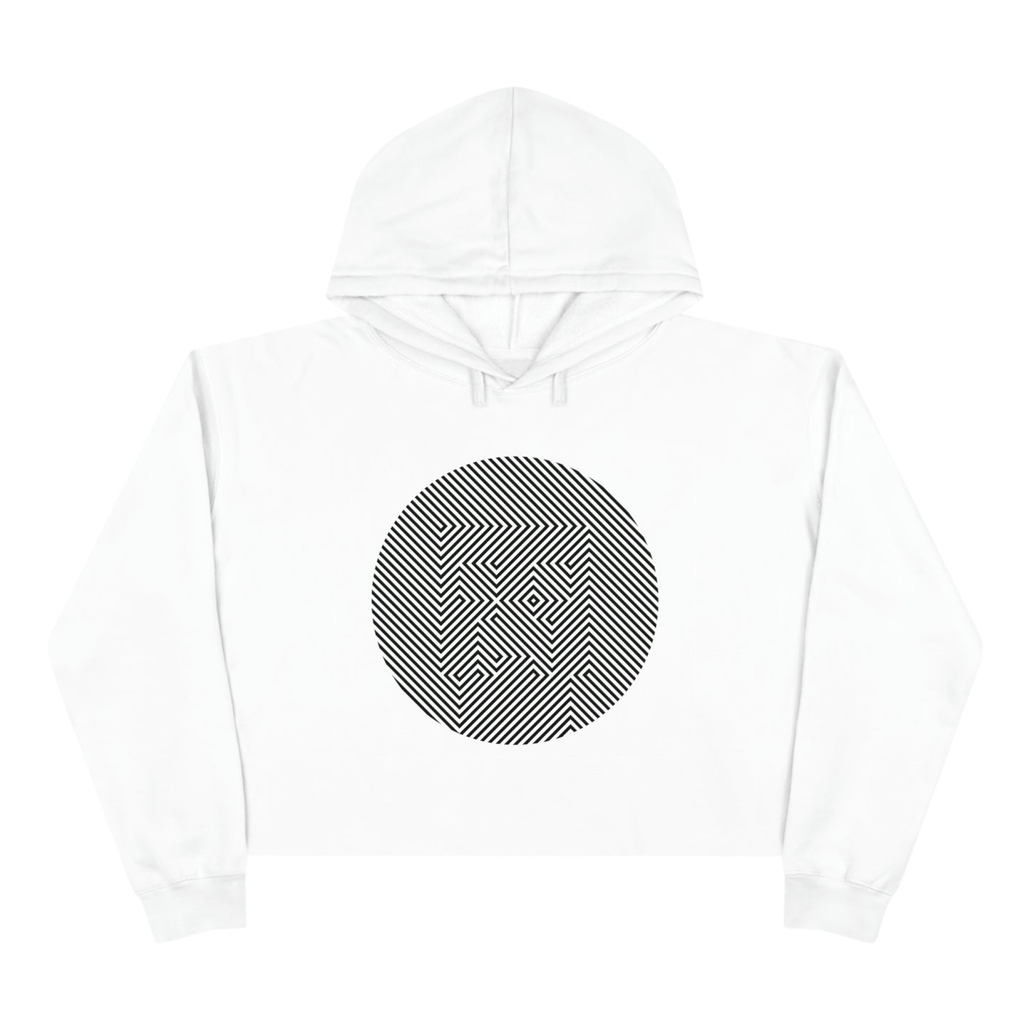 Women's Crop Hoodie - Creeper Stealth