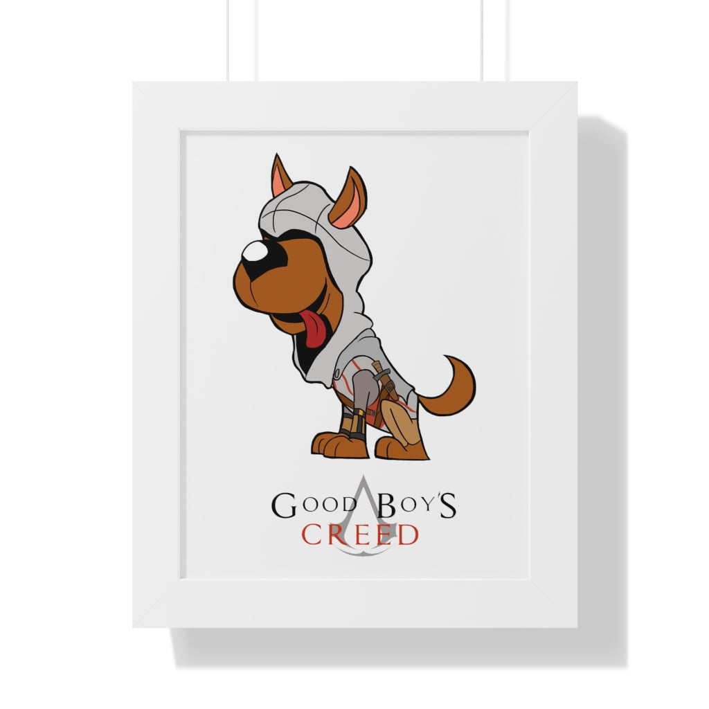 Framed Poster - Good Boy’s Creed