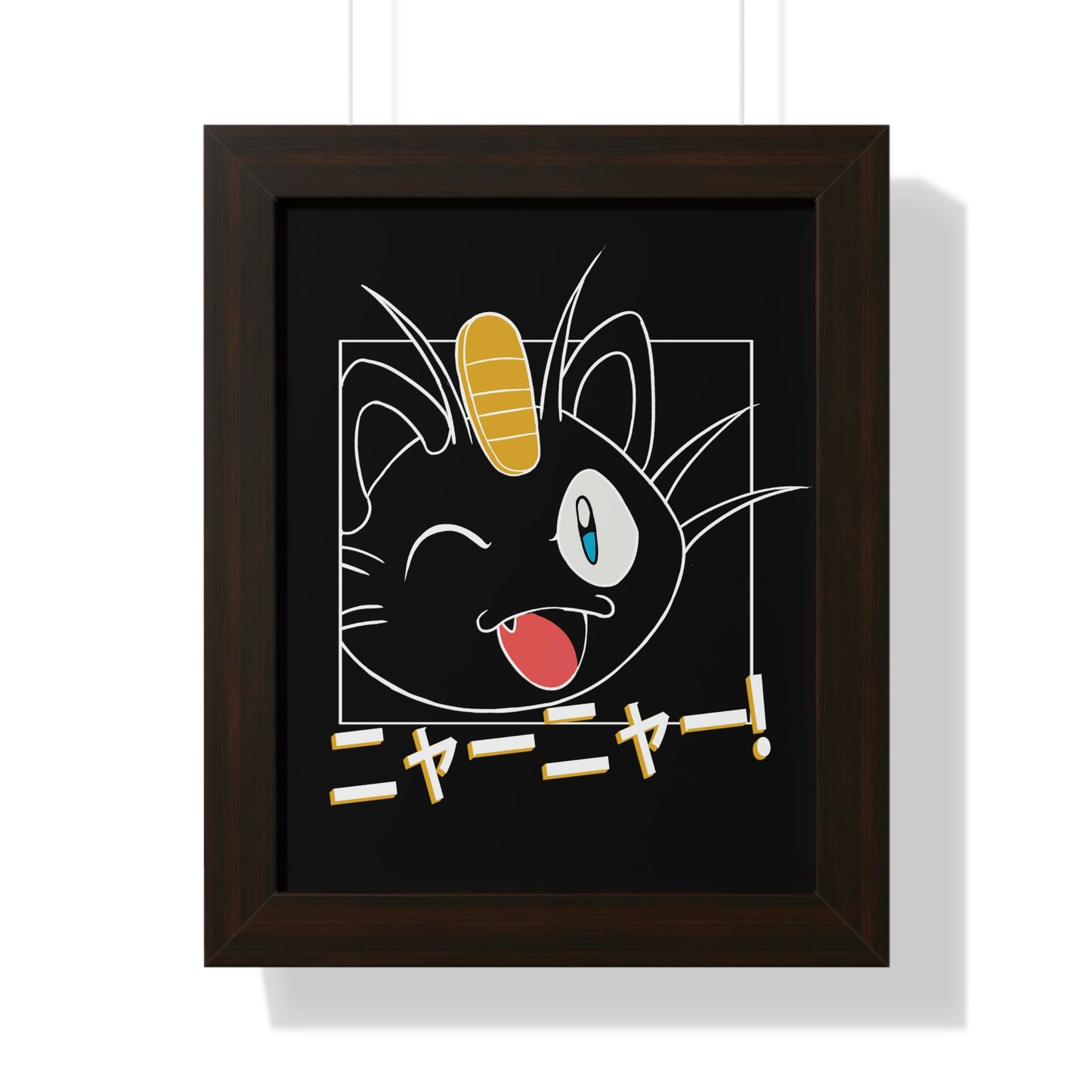 Pokémon Framed Poster - Meowth