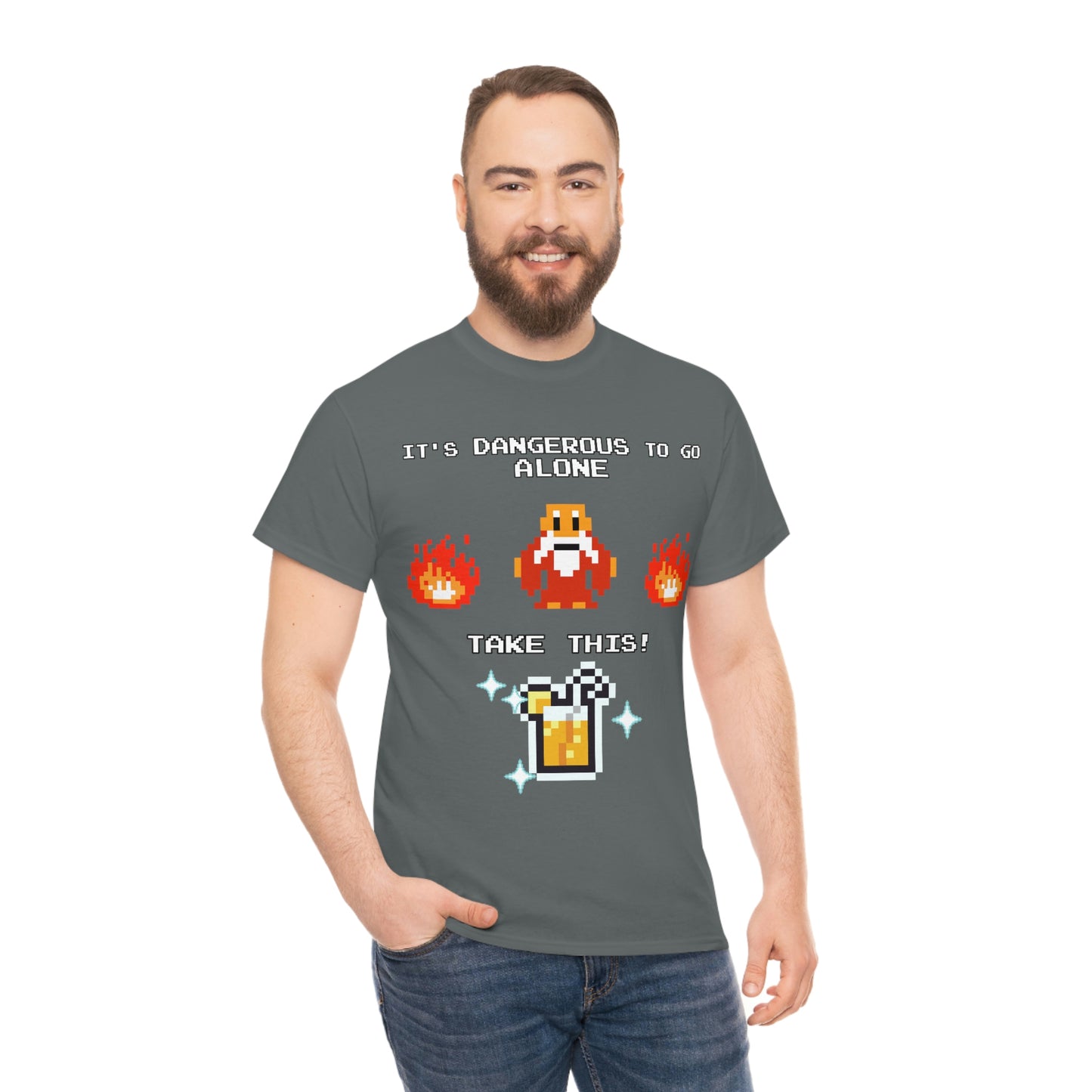 ALS x GSF Men's Tee - It's Dangerous to go Alone
