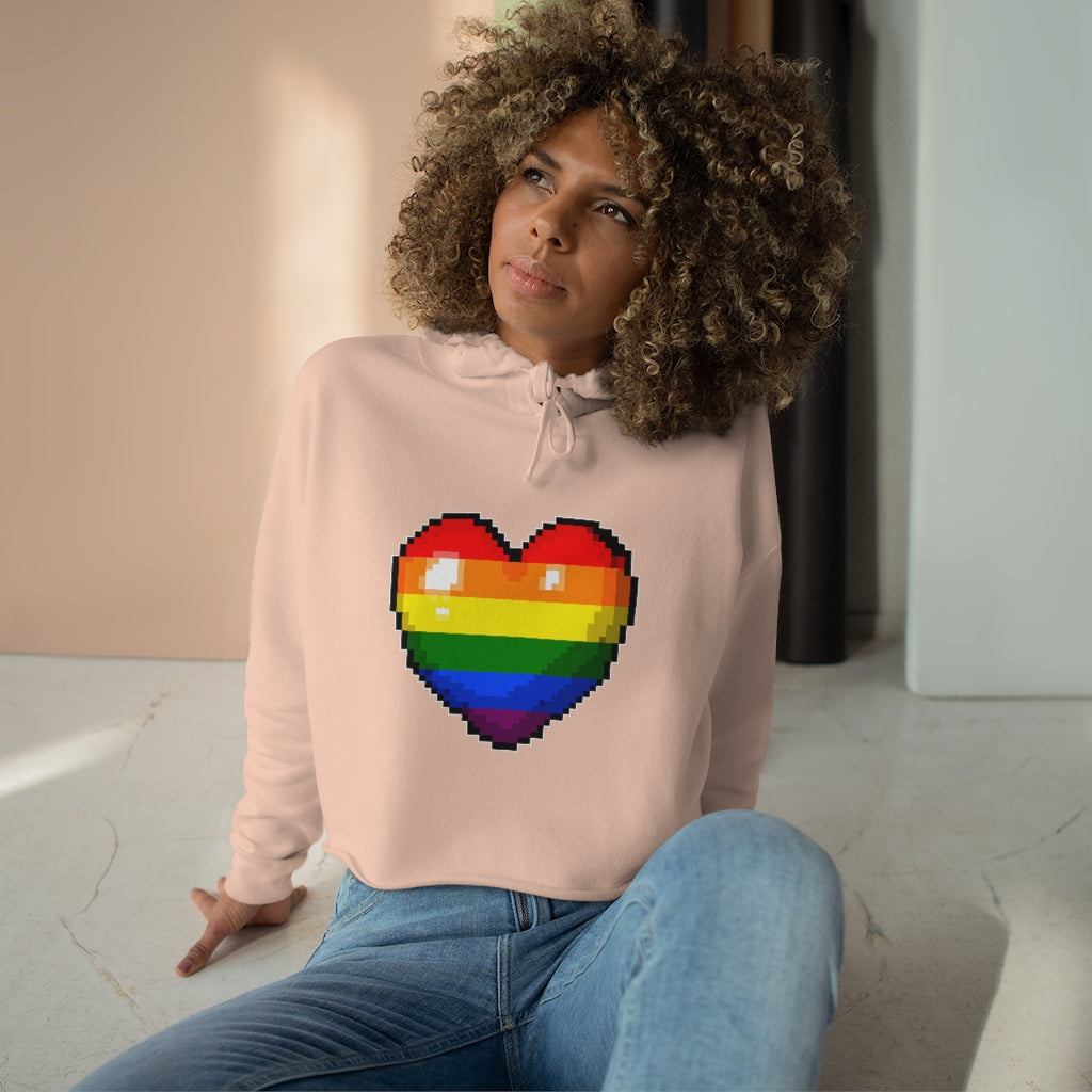 Extra Colorful Life  Women's Crop Hoodie