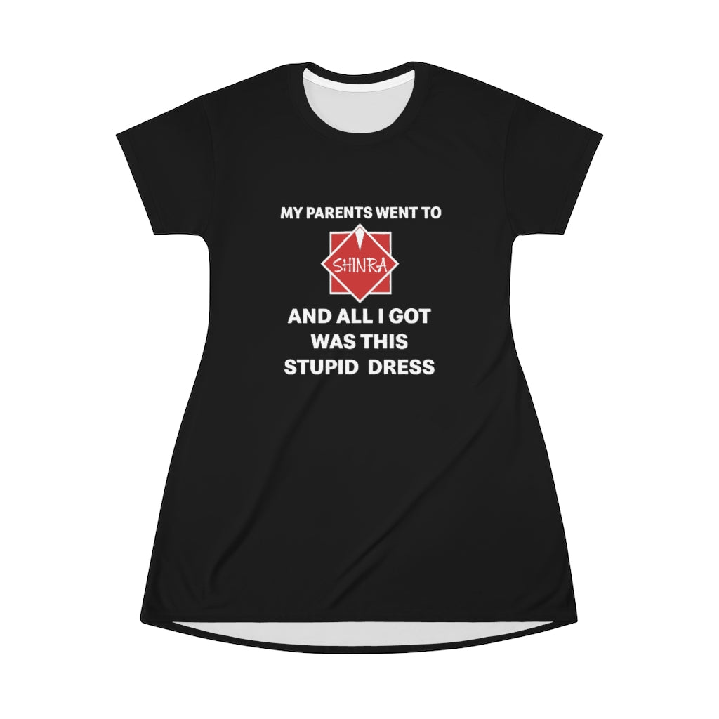 Women's Tee Dress - S#!tty Shinra Souvenir