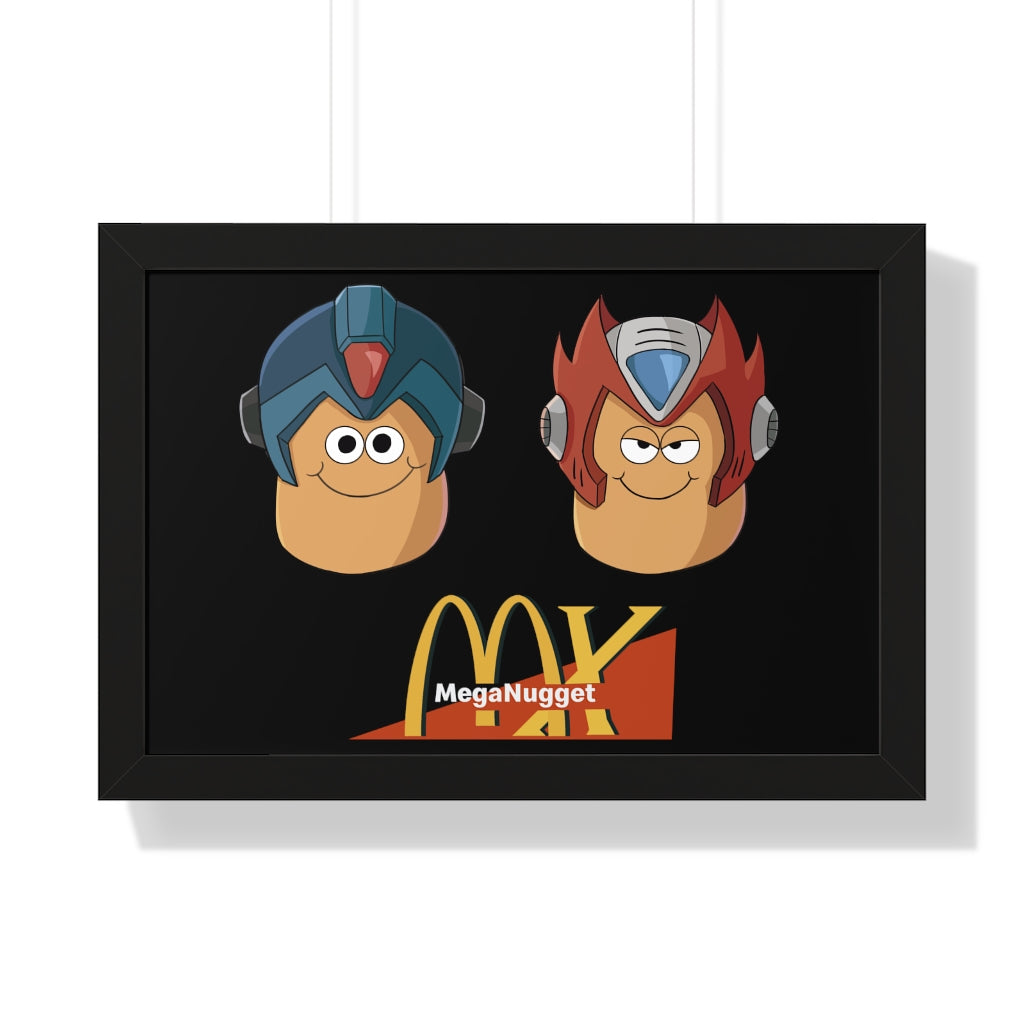 Framed Poster - Mega Nugget X