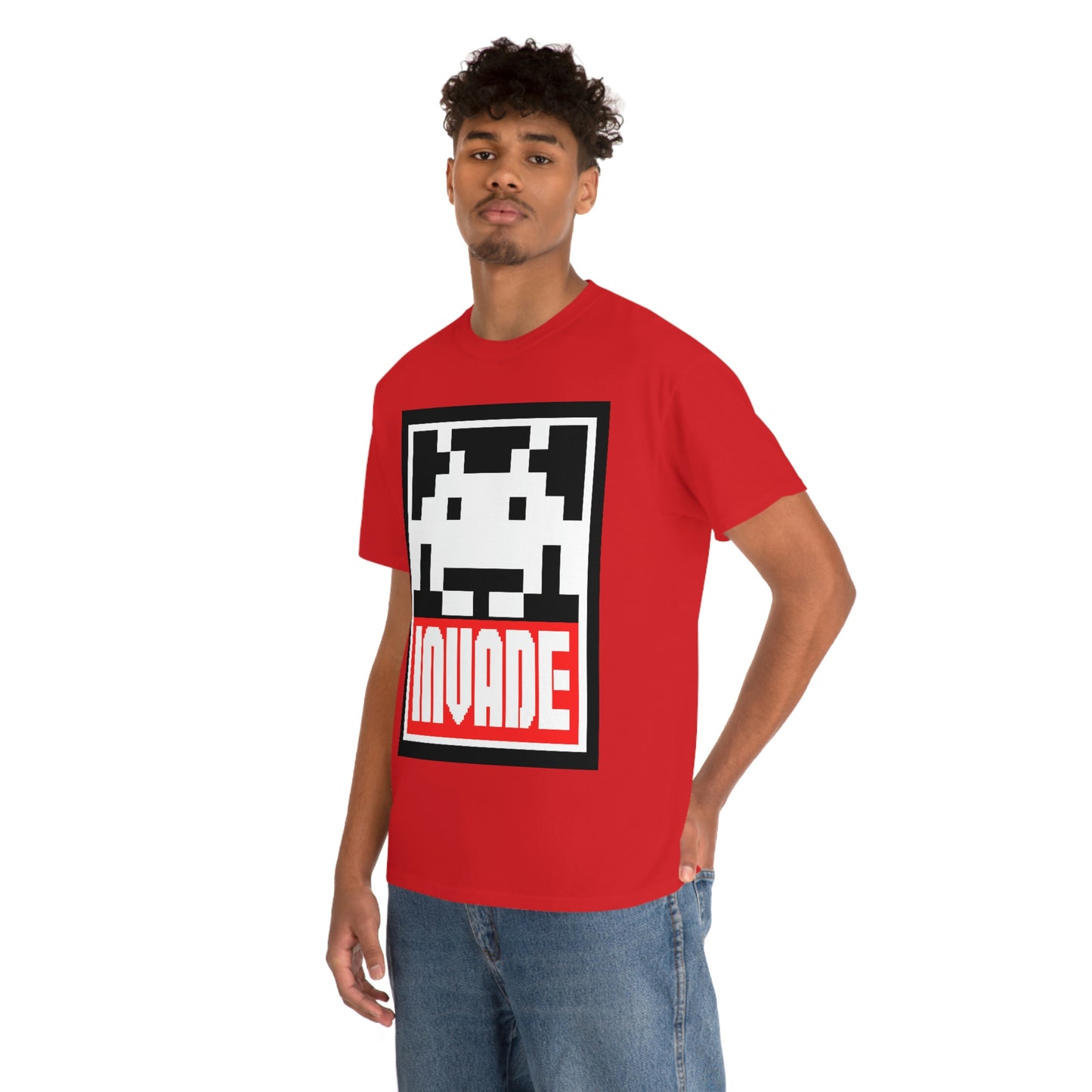 Space Invaders Men's Tee - Obey and Invade