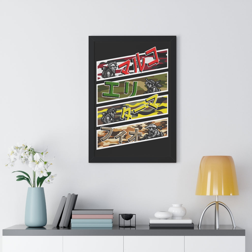 Framed Poster - Peregrin Camo