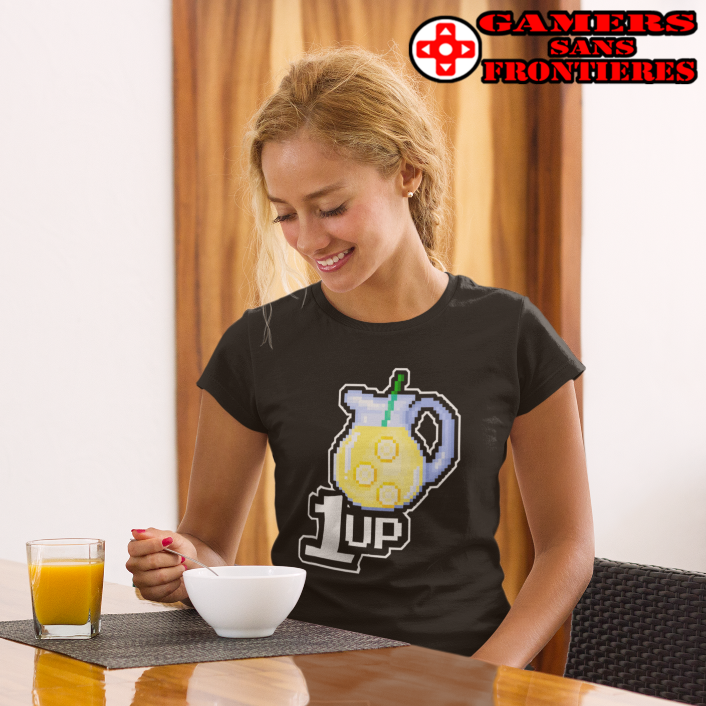 ALS x GSF Women's Tee - +1UP Lemonade