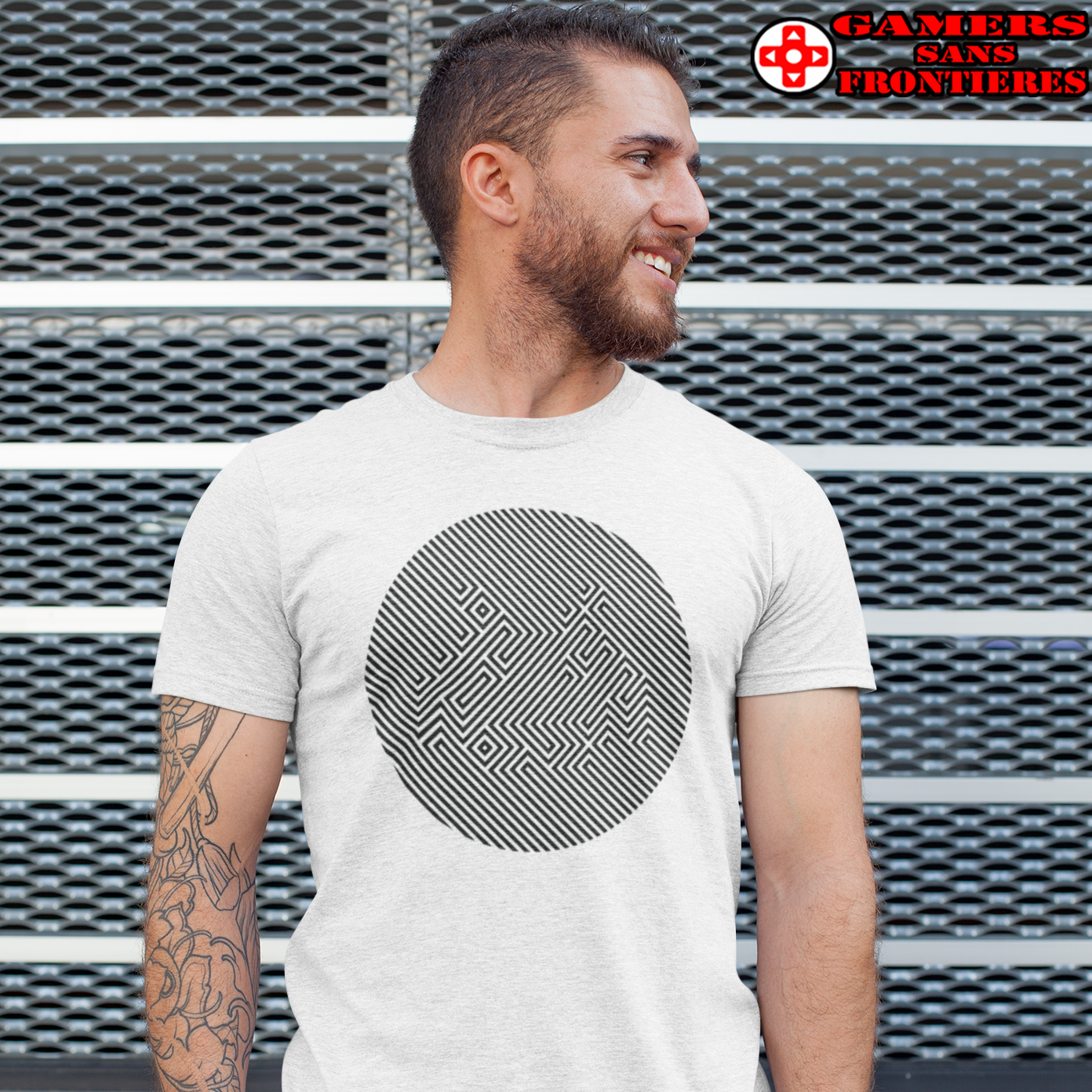 Space Invaders Men's Tee - Invader Stealth