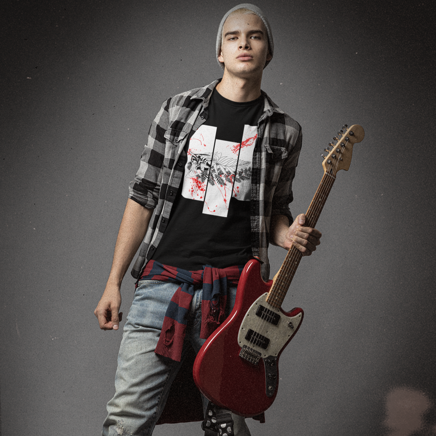 The Last of Us Men's Tee - Moth Tattoo Black