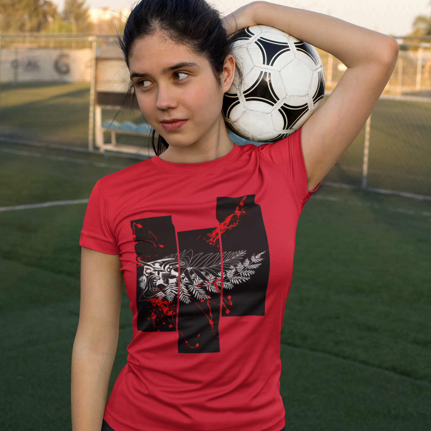 Women's Tee - Moth Tattoo White