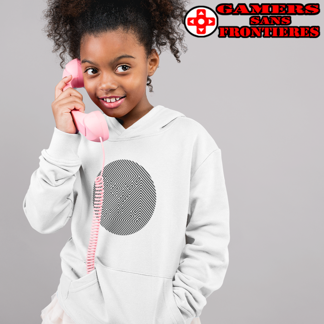 Kid's Hoodie - Block Stealth