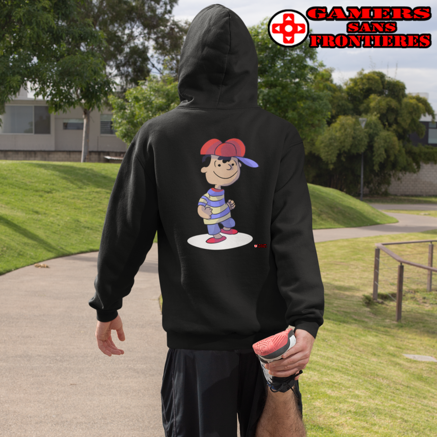 Unisex Hoodie - Ness Brown Dance