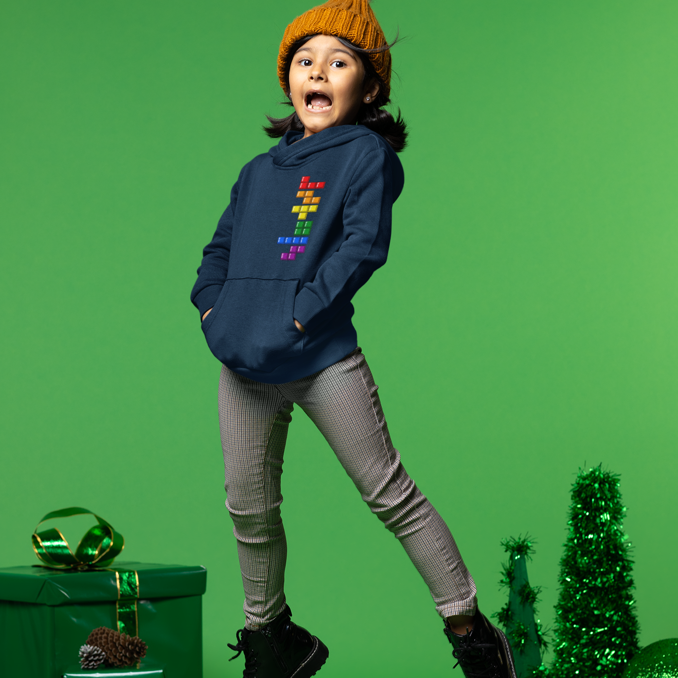 Kids' Hoodie - Blocks' Diversity