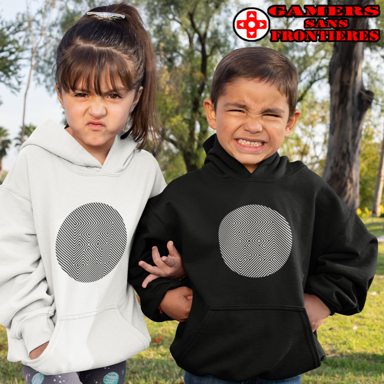 Kids' Hoodie - Creeper Stealth