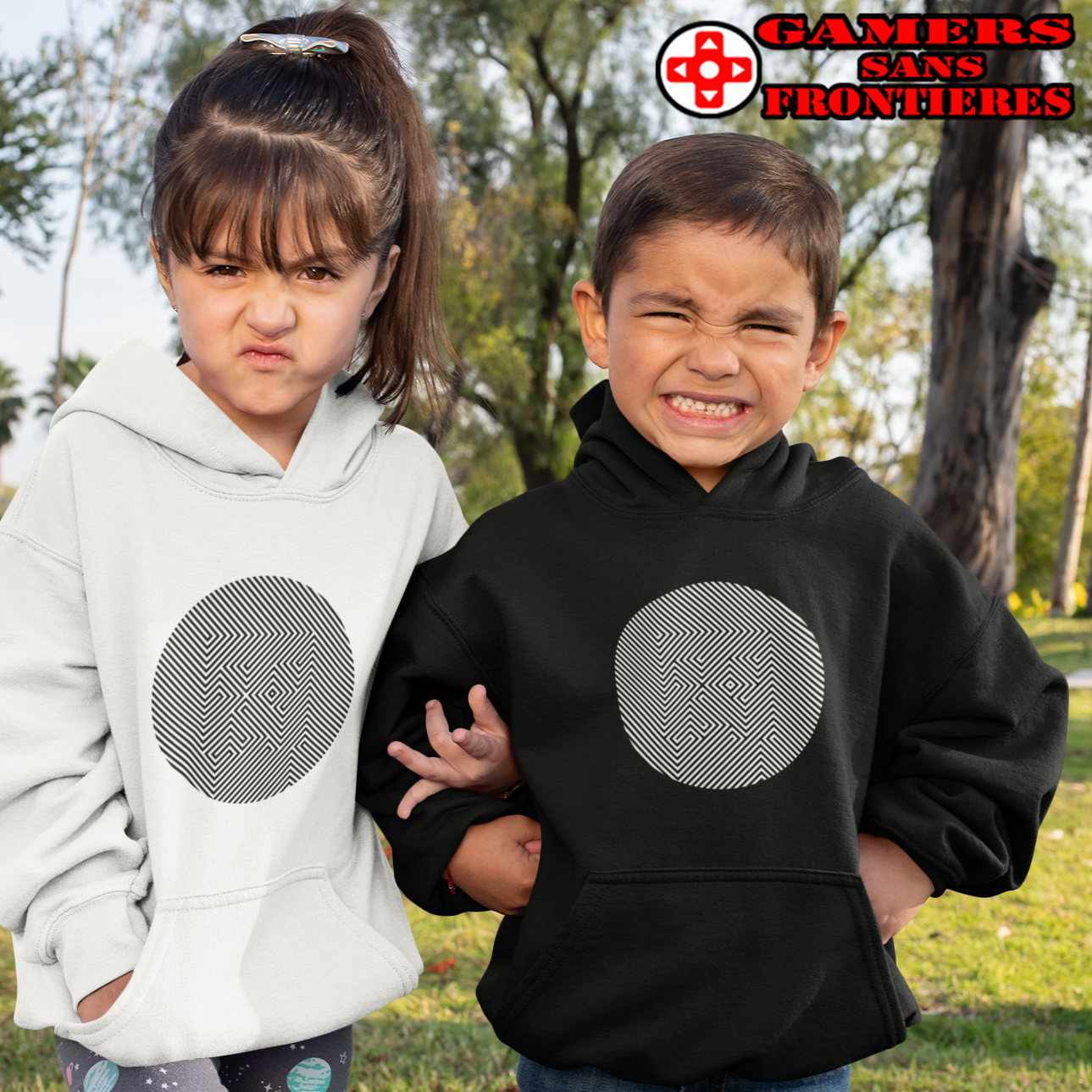 Kids' Hoodie - Creeper Stealth