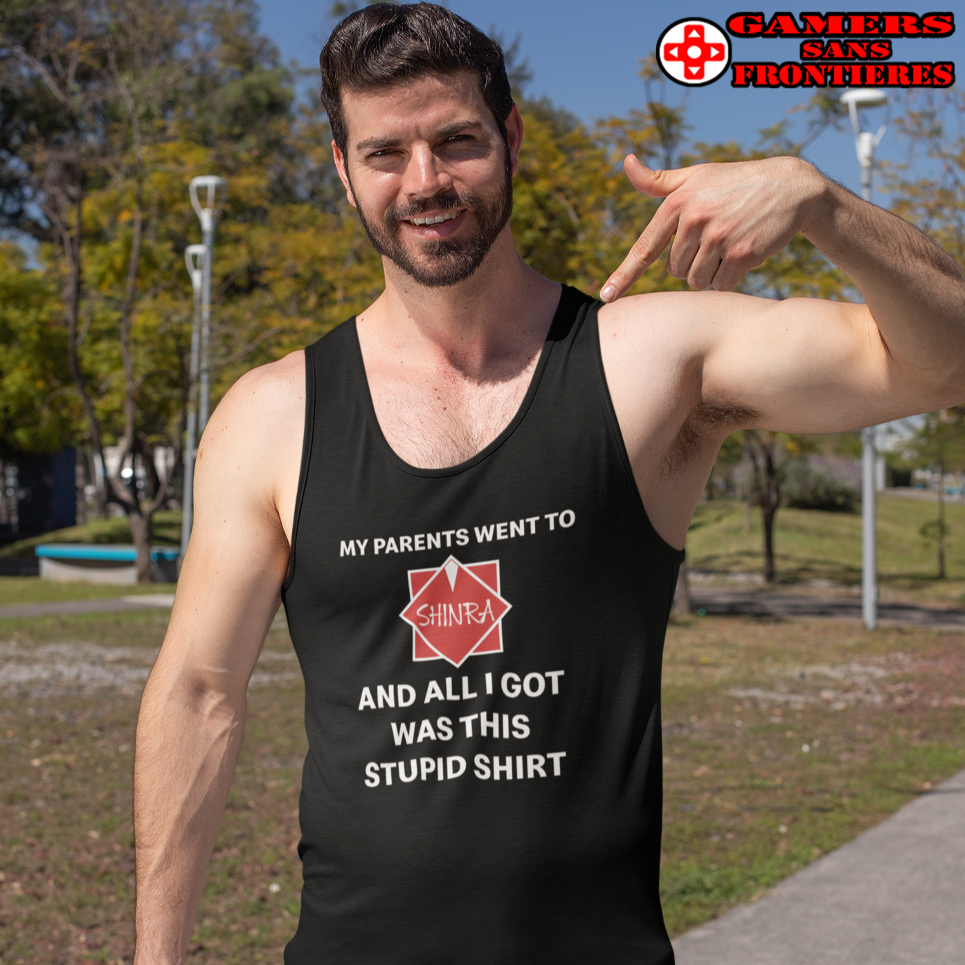 Men's Tank - S#!tty Shinra Souvenir