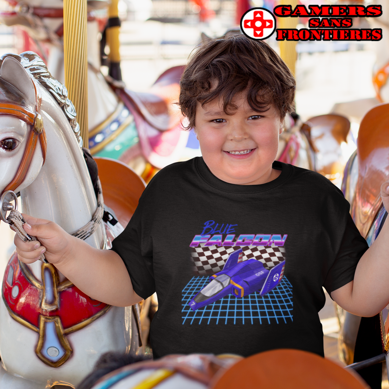 Kids' Tee - Blue Falcon