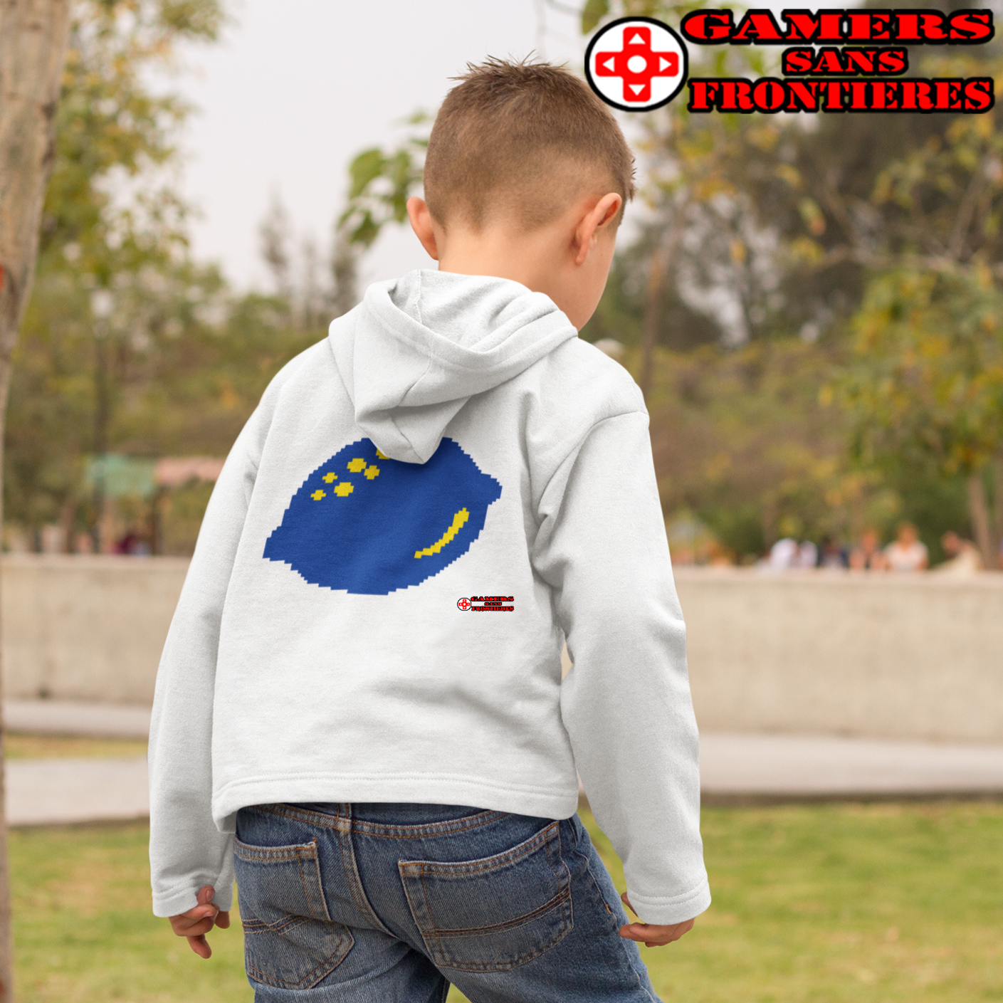 ALS x GSF Kids' Hoodie - 8bit Lemon Hero