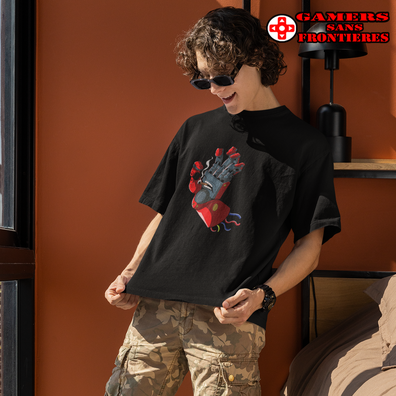 Metal Gear Men's Tee - Boss Smoking Hand