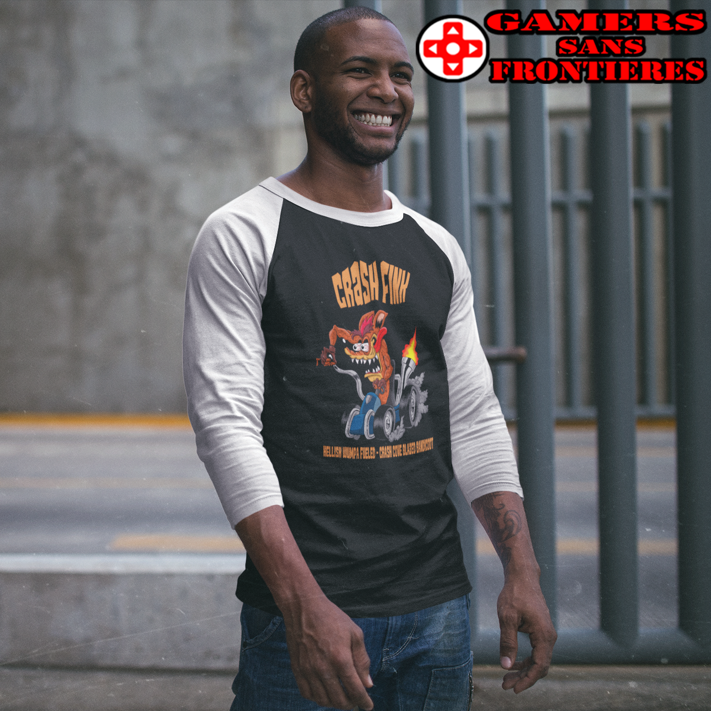 Baseball Tee - Crash Fink