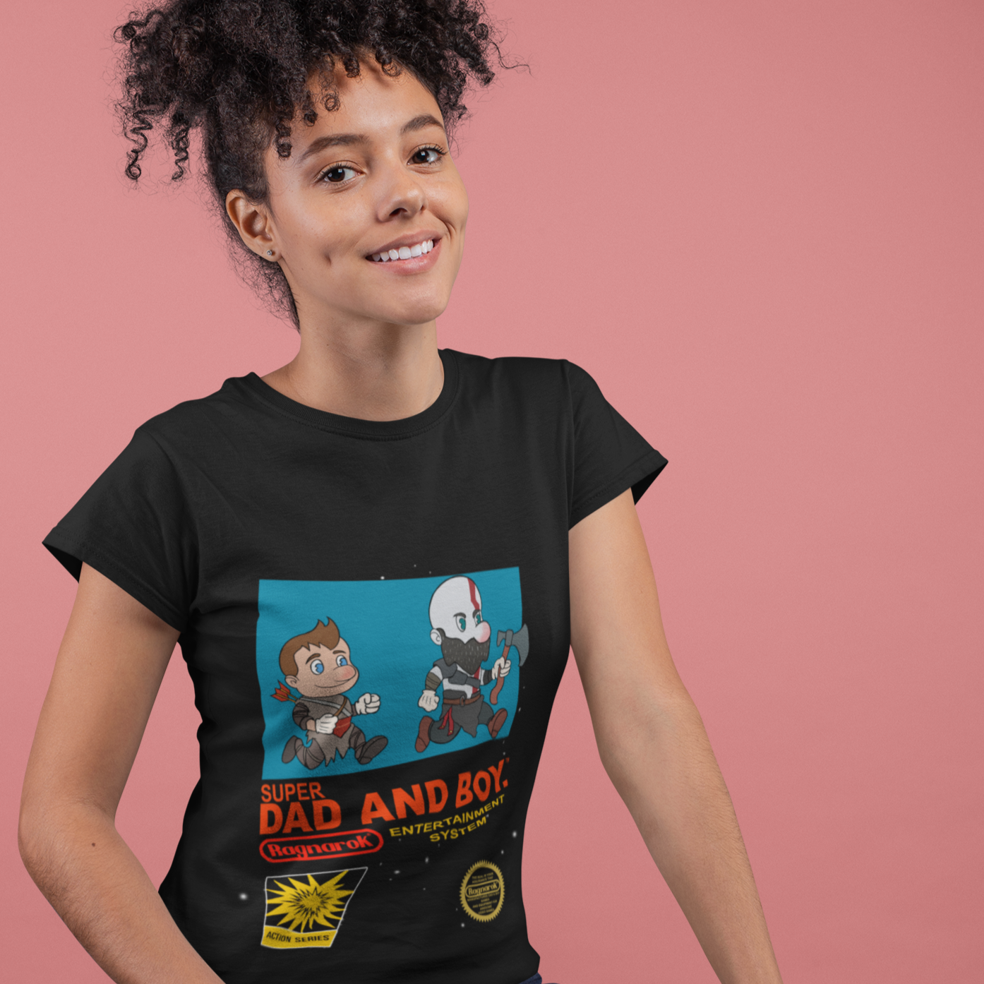 Women's Tee - Super Dad & Boy