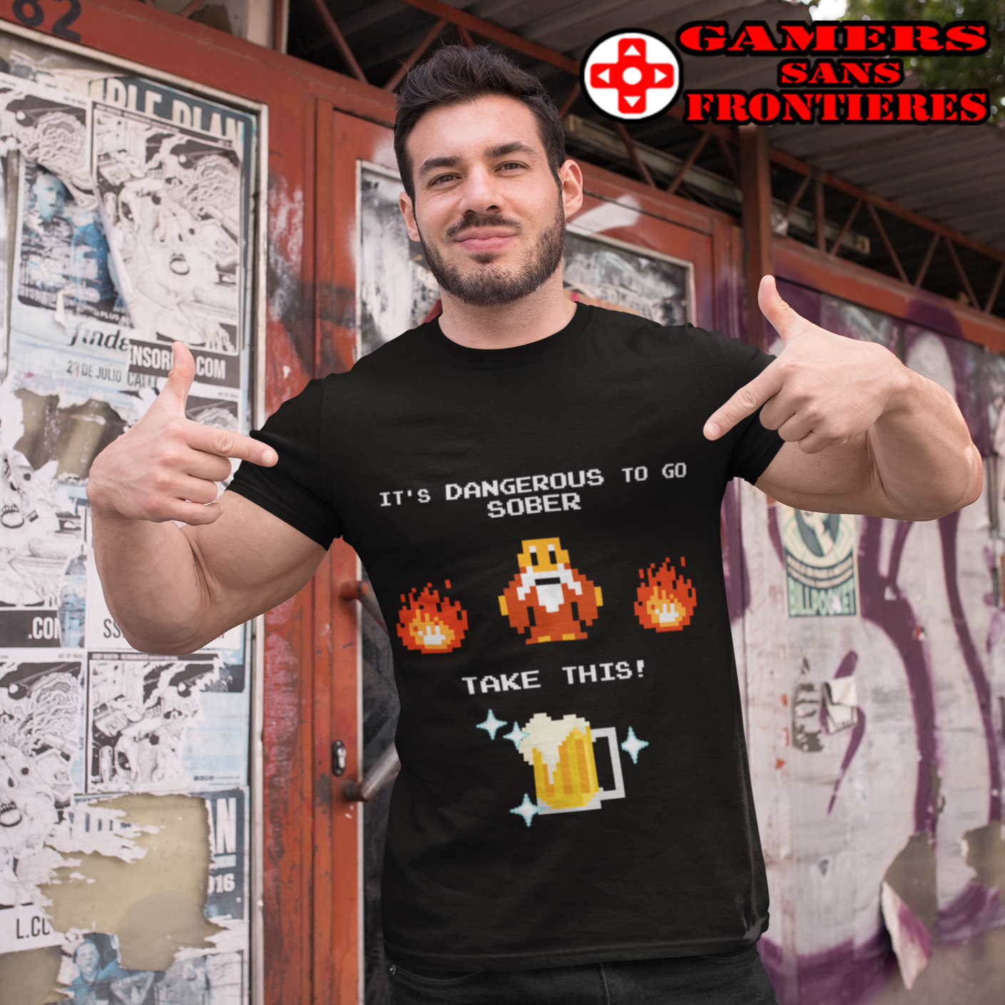 It's Dangerous to go Sober Unisex Tee